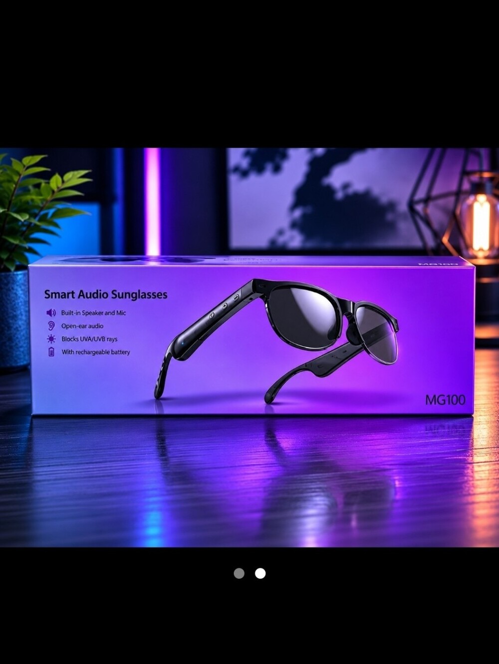 Smart Audio Sunglasses – Hands-Free Calls, Music & AI Assistant Access 🔥NEW!!